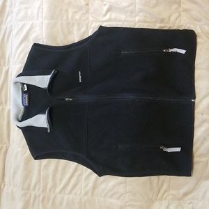 Patagonia Synchilla Mens Black Fleece Vest, size L
